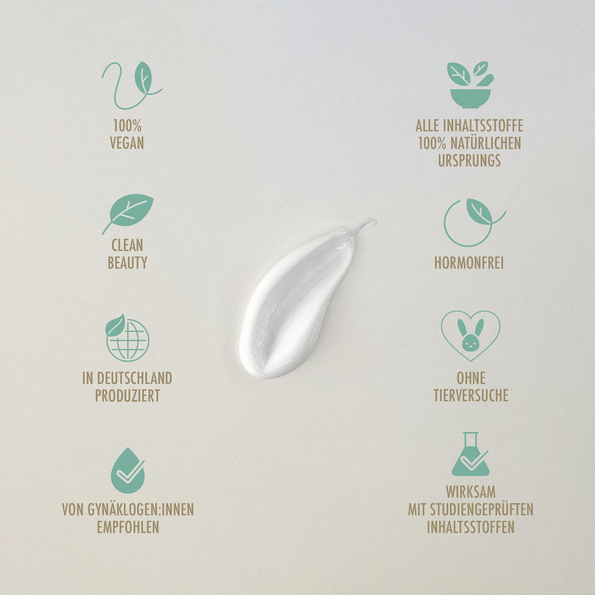 Garantien Inhaltsstoffe und Herstellung Intimcreme Nourish Care