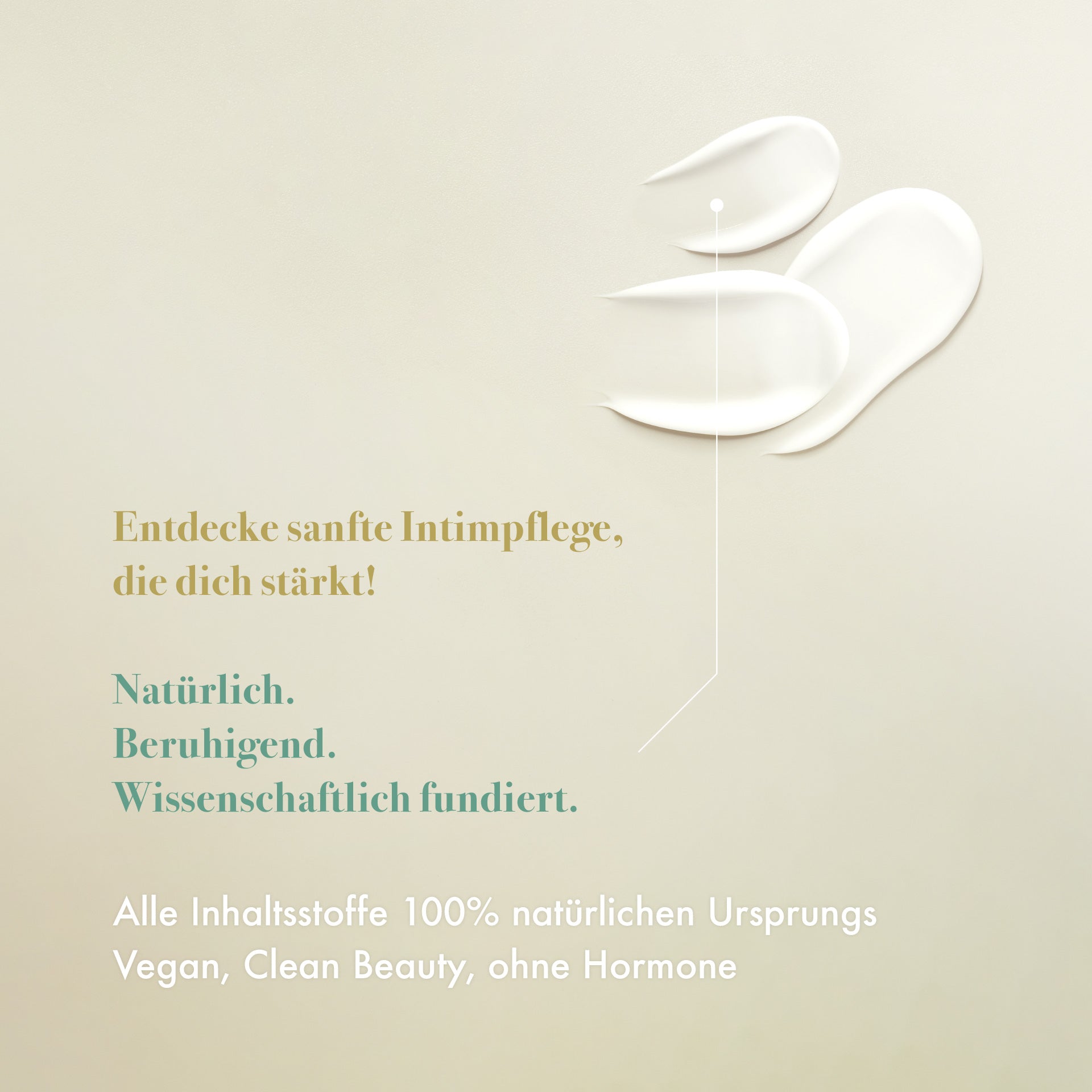 Natürliche, beruhigende und wissenschaftlich fundierte Intimcreme