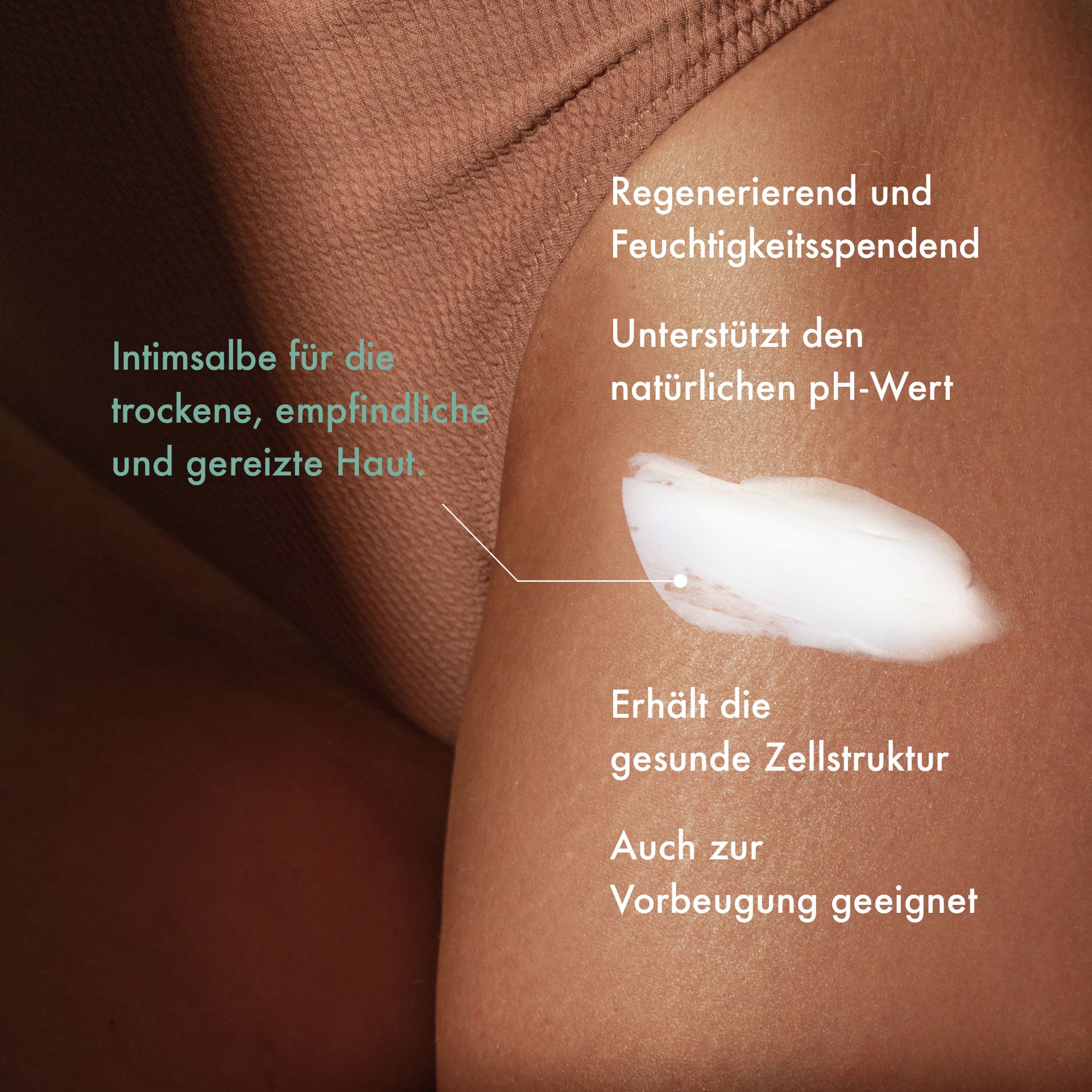 Feuchtigkeitsspendende Intimsalbe für die trockene Haut