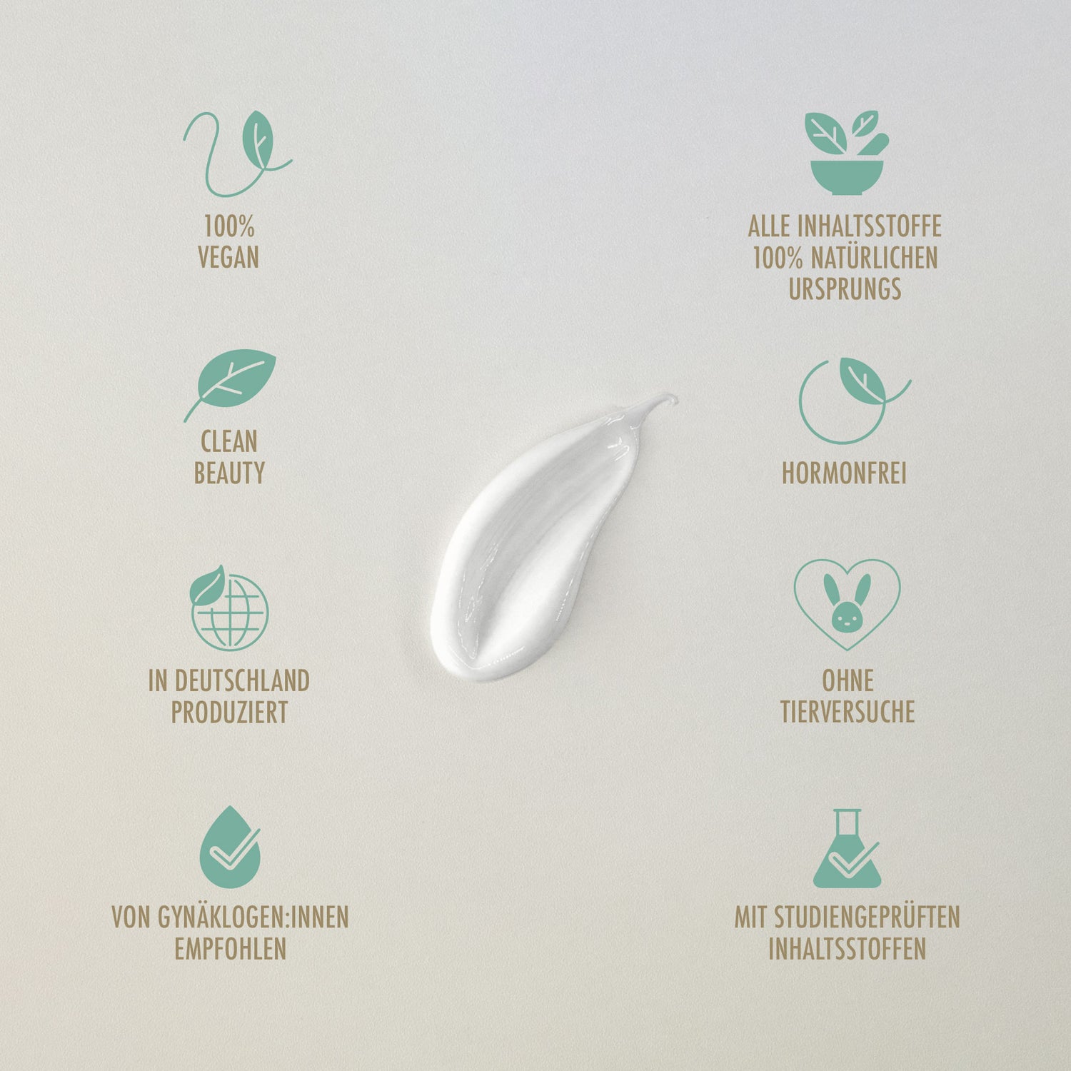 Garantien Inhaltsstoffe und Herstellung Intimcreme Nourish Care